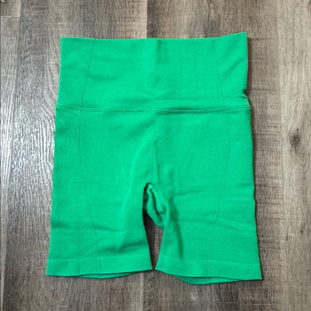 all in motion Women's Bright Green Bike Shorts